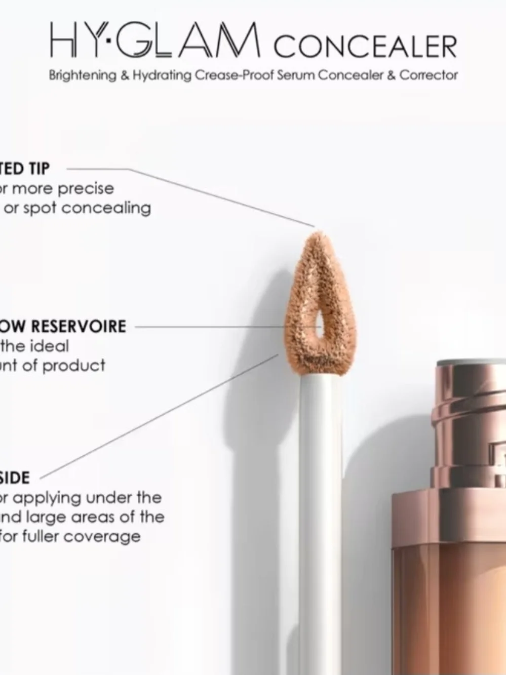 NATASHA DENONA  Hy-Glam Brightening &Hydrating Medium to Full Coverage Concealer